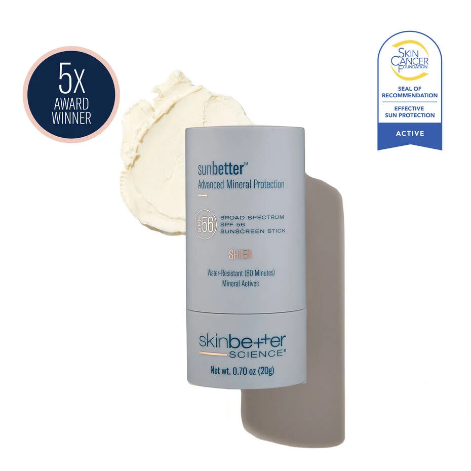 Sunbetter Advanced Mineral Protection Broad Spectrum SPF 56 Sunscreen Stick (Sheer)